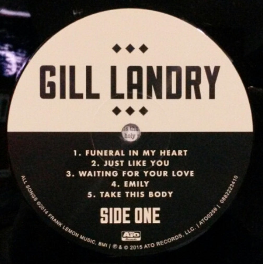 Label Disc: Gill Landry – Gill Landry Vinyl LP | Relix