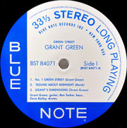 Label Disc: Grant Green – Green Street (Blue Note Classic Vinyl Series) Vinyl LP | Relix