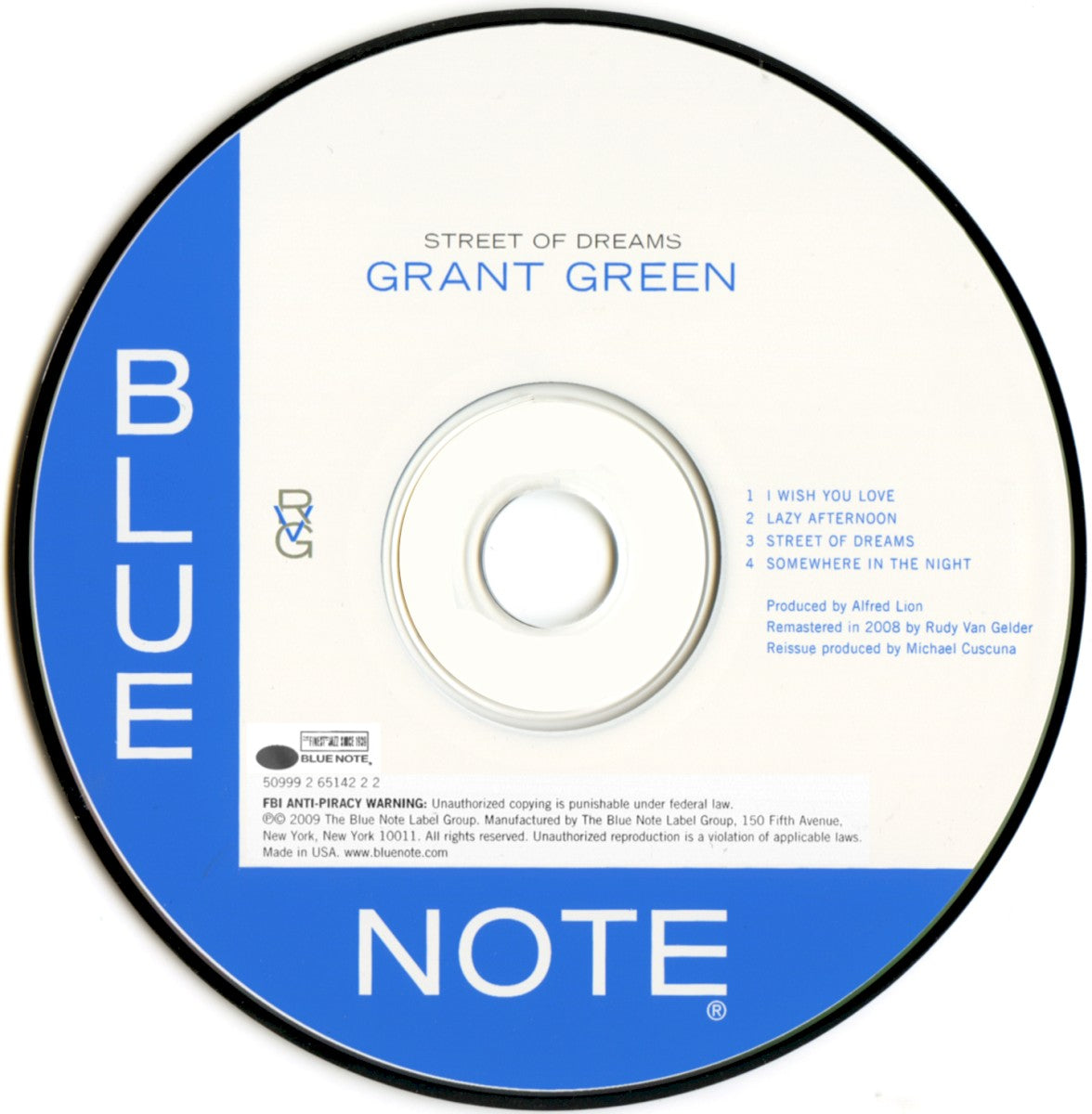 Label Disc: Grant Green – Street Of Dreams Vinyl LP | Relix