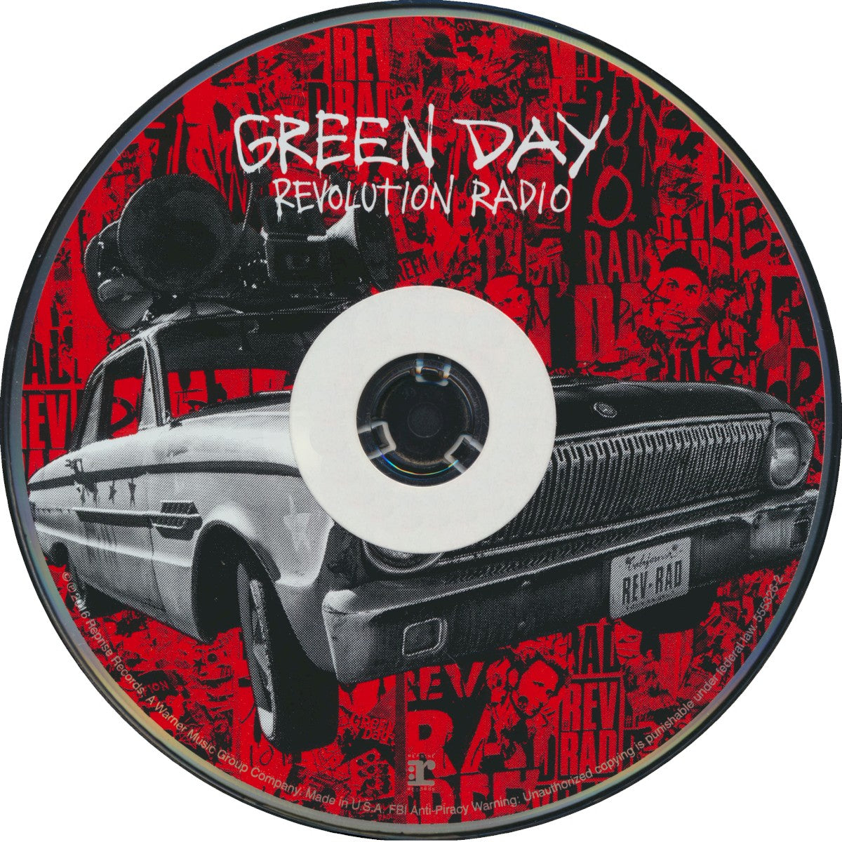 Label Disc: Green Day – Revolution Radio CD | Relix