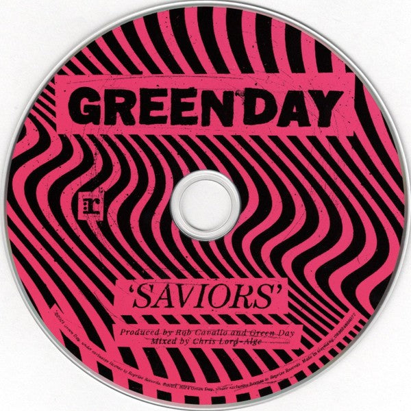 Label Disc: Green Day – Saviors CD | Relix