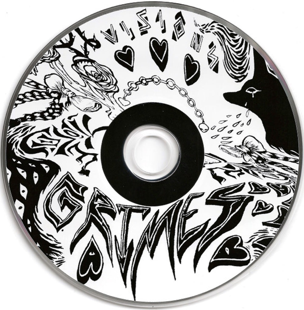 Label Disc: Grimes – Visions CD | Relix