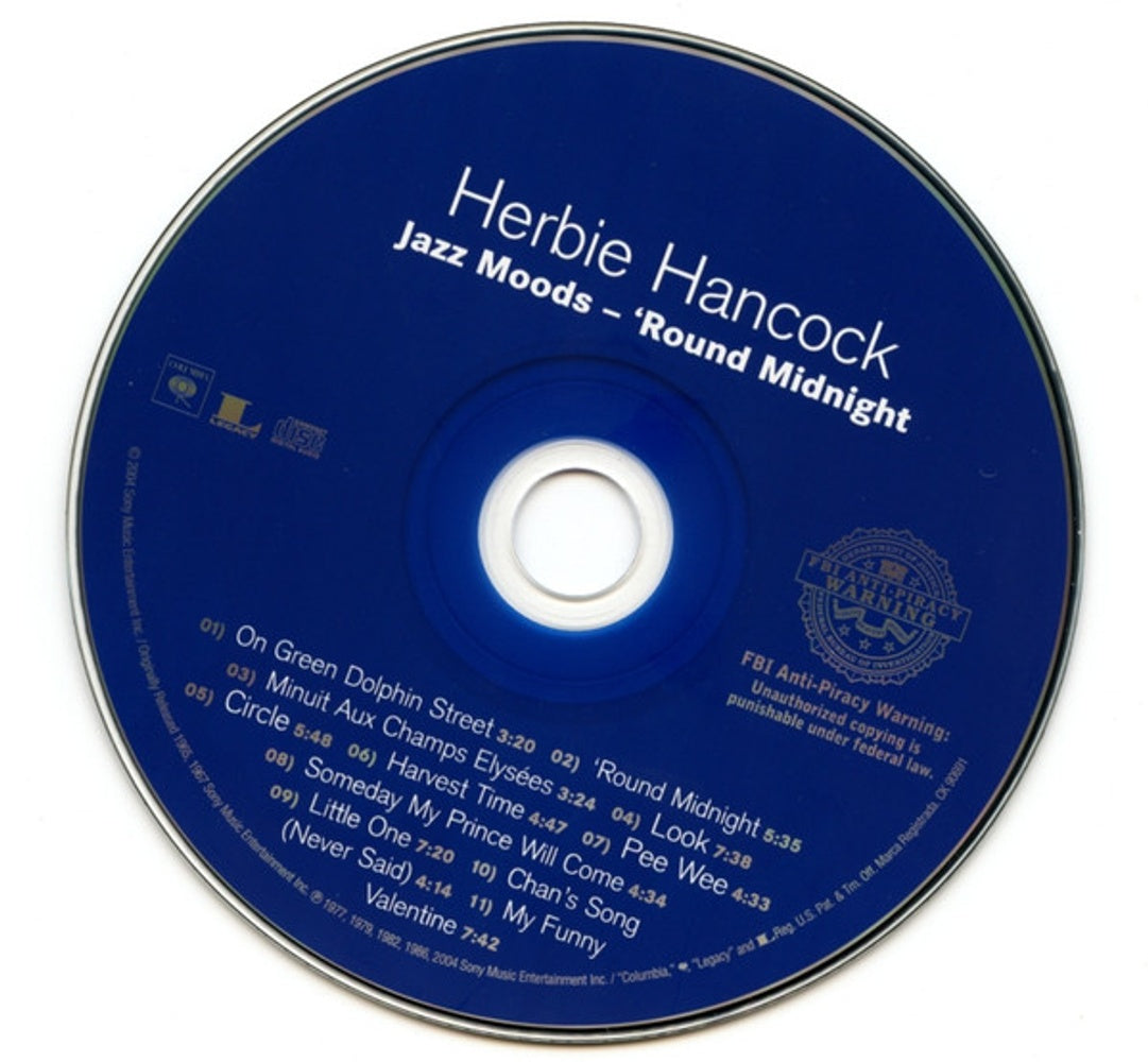 Label Disc: Herbie Hancock – Jazz Moods: Round Midnight CD | Relix