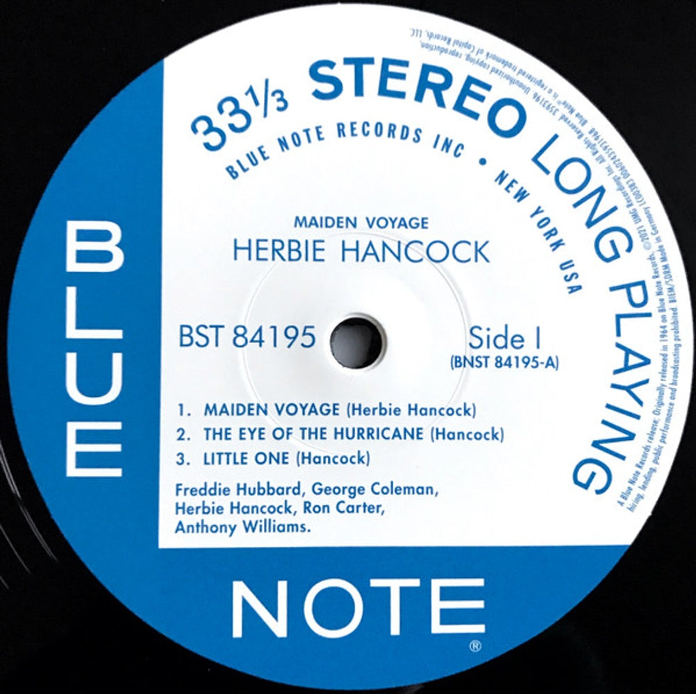 Label Disc: Herbie Hancock – Maiden Voyage: Blue Note Classic Series Vinyl LP | Relix