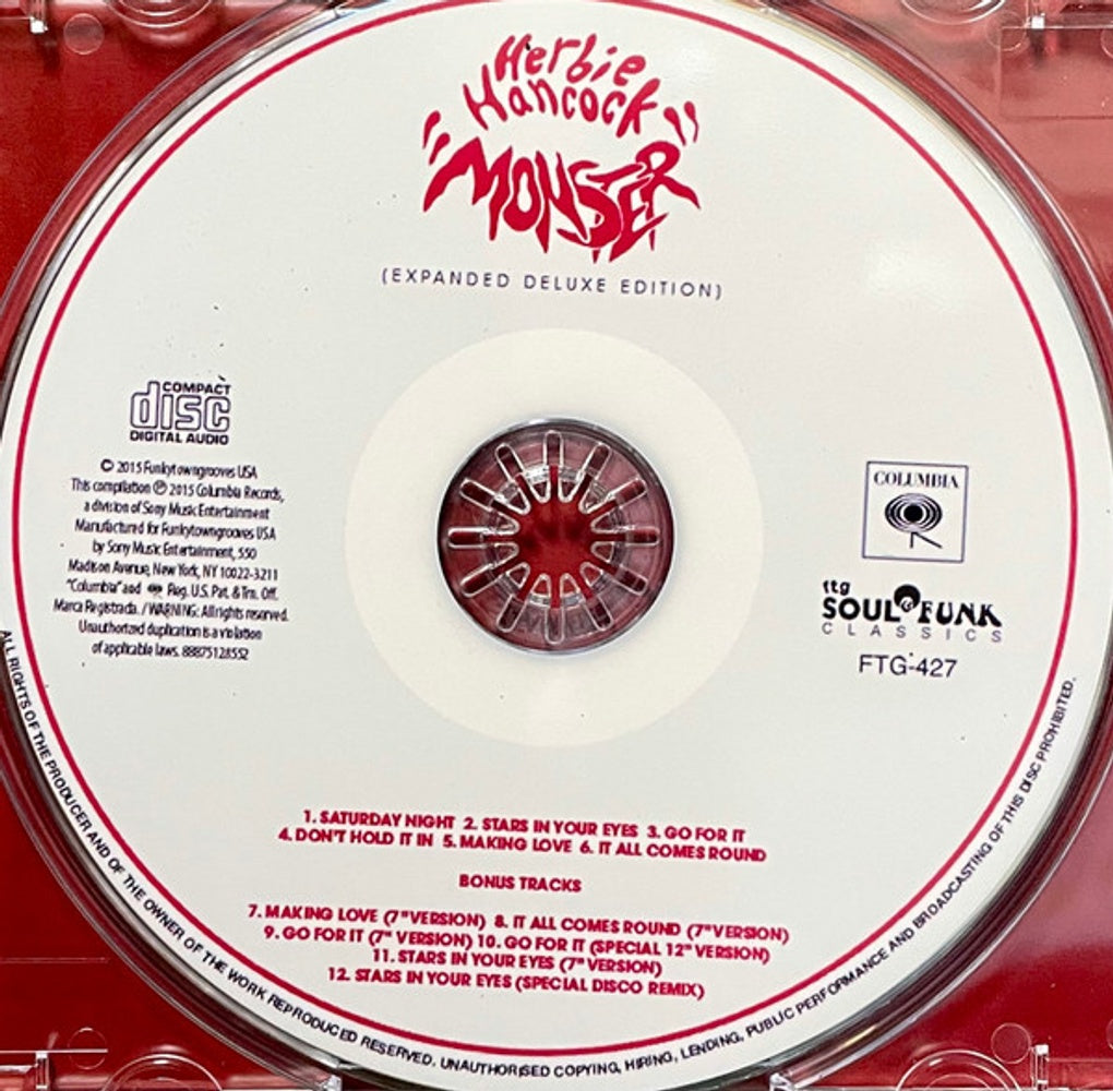 Label Disc: Herbie Hancock – Monster CD | Relix