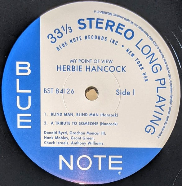 Label Disc: Herbie Hancock – My Point Of View (180 Gram LP Vinyl) Vinyl LP | Relix