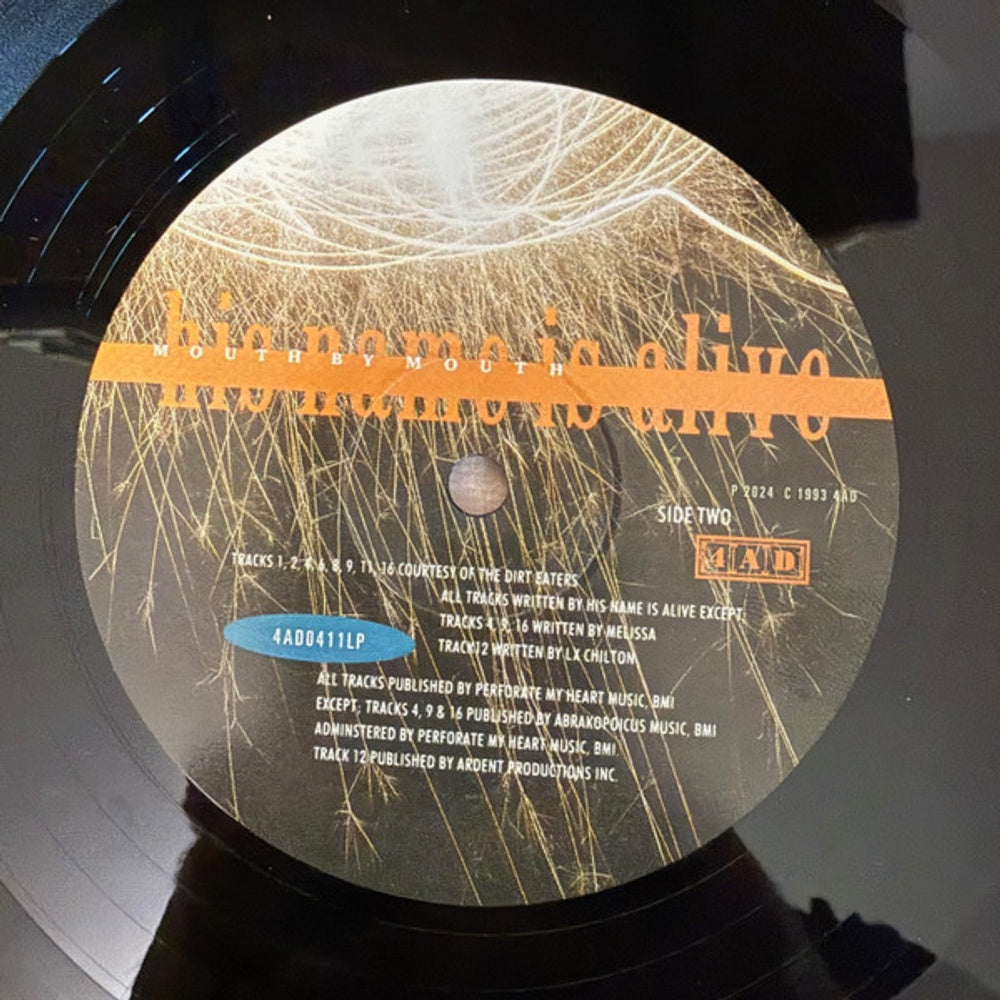 Label Disc: His Name Is Alive – Mouth By Mouth Vinyl LP | Relix