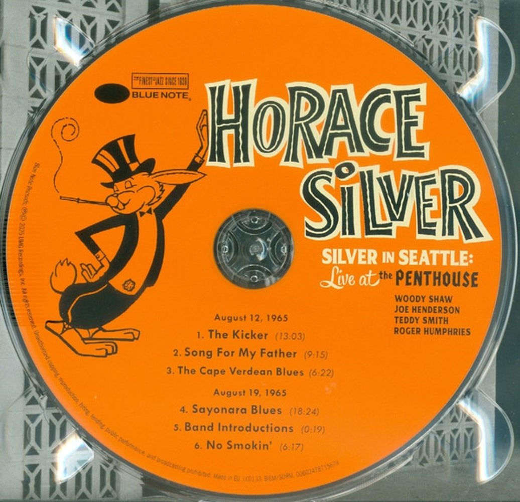 Label Disc: Horace Silver – Silver in Seattle: Live at the Penthouse CD | Relix