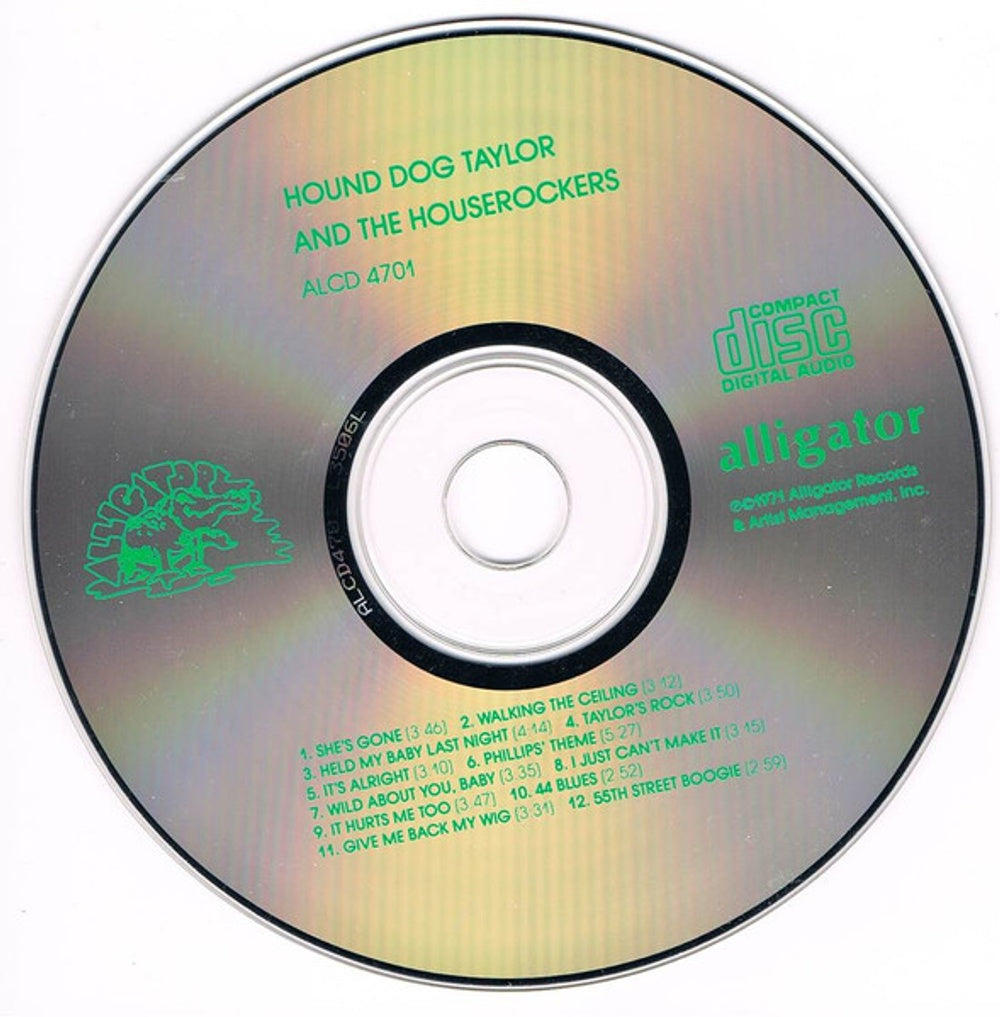 Label Disc: Hound Dog Taylor & the Houserockers – & Houserockers CD | Relix