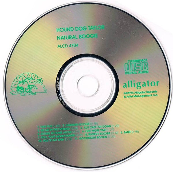 Label Disc: Hound Taylor Dog – Natural Boogie CD | Relix