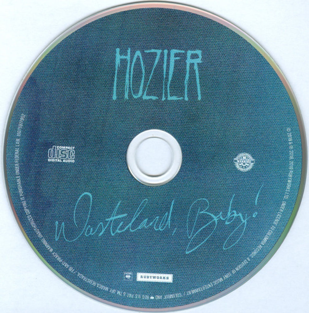 Label Disc: Hozier – Wasteland, Baby! (CD) CD | Relix