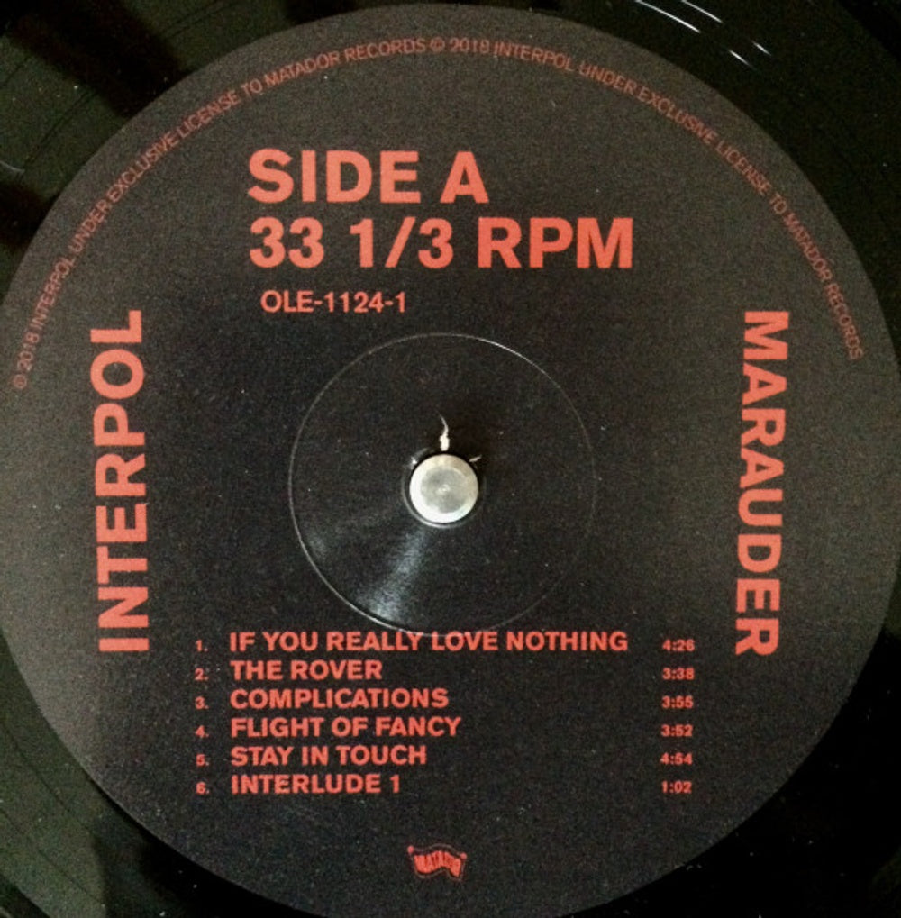 Label Disc: Interpol – Marauder Vinyl LP | Relix
