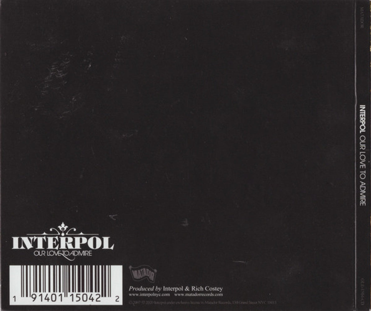 Label Disc: Interpol – Our Love To Admire CD | Relix
