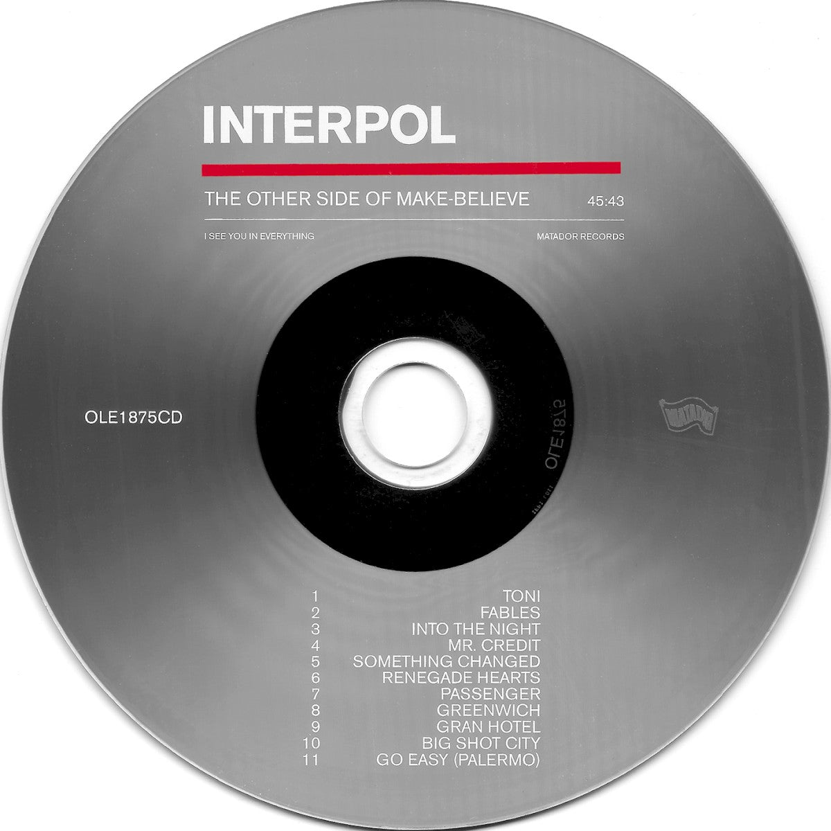 Label Disc: Interpol – The Other Side Of Make-Believe CD | Relix
