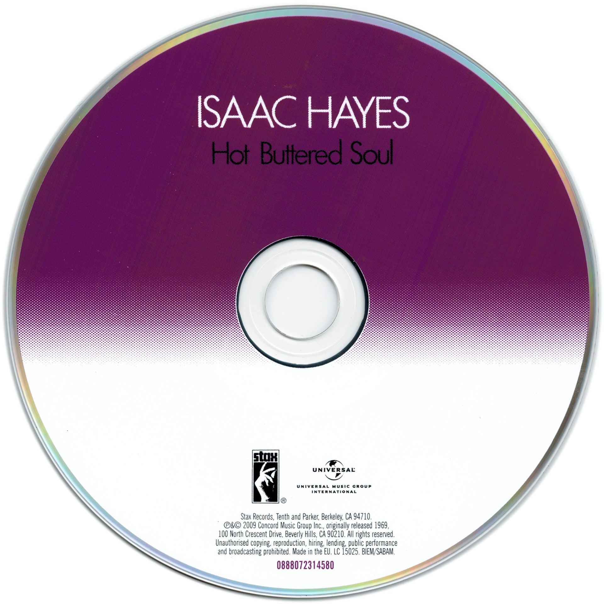 Label Disc: Isaac Hayes – Hot Buttered Soul CD | Relix