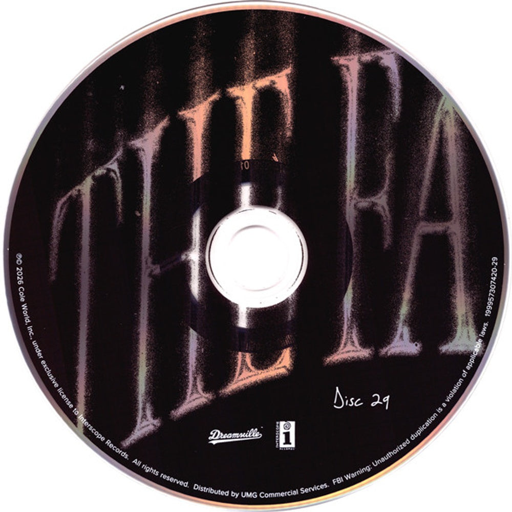 Label Disc: J. Cole – The Fall-Off (CD) CD | Relix