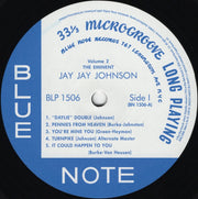 Label Disc: J Johnson .J. – Eminent Jay Jay Johnson, Vol. 2 (180 Gram LP Vinyl) Vinyl LP | Relix