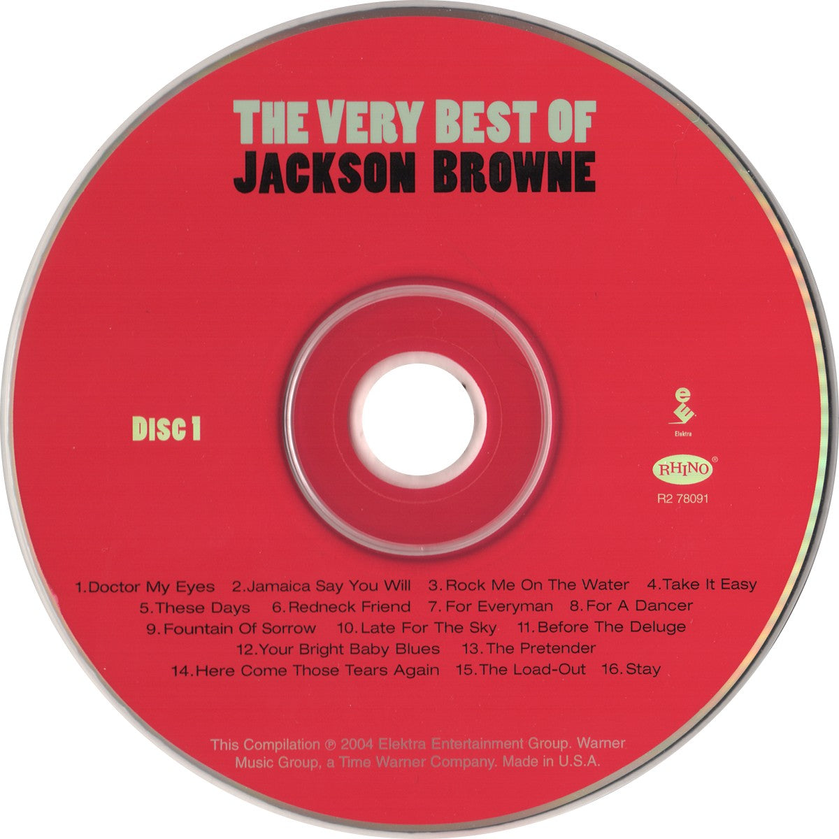 Label Disc: Jackson Browne – Very Best of Jackson Browne (2-CD) CD | Relix