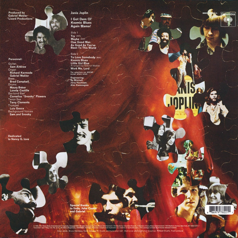Label Disc: Janis Joplin – I Got Dem Ol' Kozmic Blues Again Mama Vinyl LP | Relix