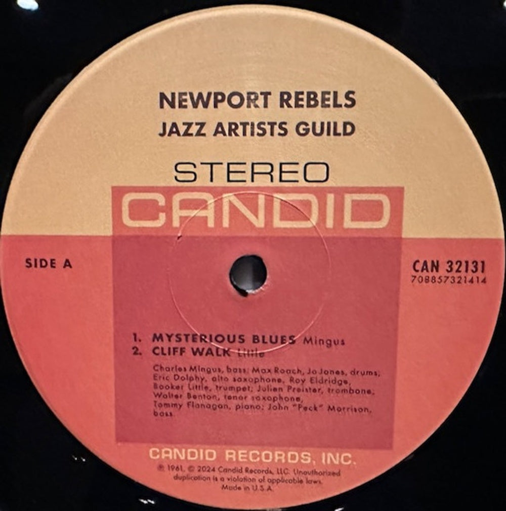 Label Disc: Jazz Artist Guild – Newport Rebels (2024 Remaster, Deluxe, 180 Gram LP Vinyl) Vinyl LP | Relix