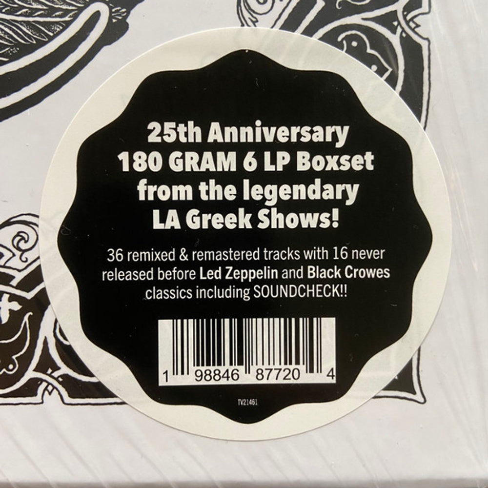 Label Disc: Jimmy Page & The Black Crowes – Live at the Greek (6 LP boxed set) Vinyl LP | Relix