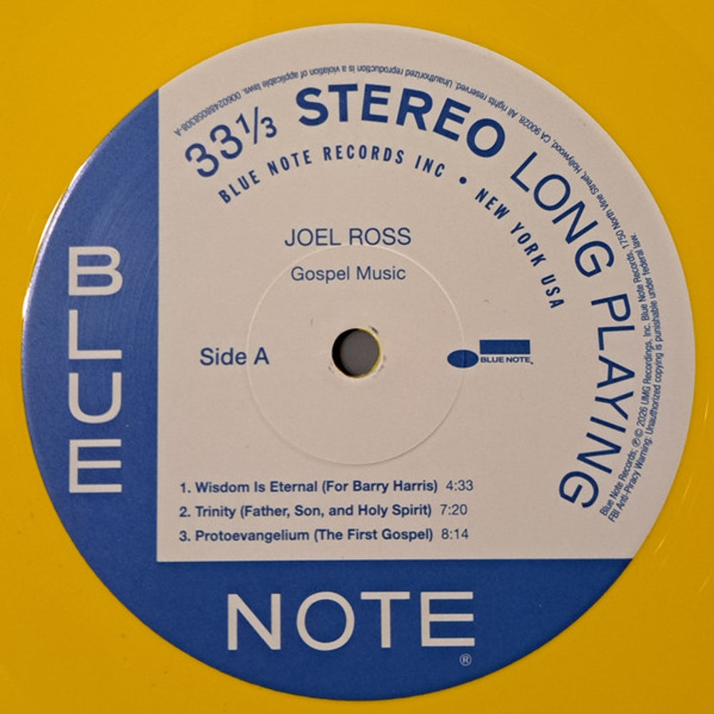 Label Disc: Joel Ross – Gospel Music Vinyl LP | Relix