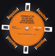 Label Disc: John Coltrane – Evenings At The Village Gate: John Coltrane With Eric Dolphy Vinyl LP | Relix