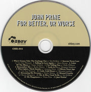 Label Disc: John Prine – For Better, Or Worse CD | Relix