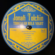 Label Disc: Jonah Tolchin – Thousand Mile Night Vinyl LP | Relix