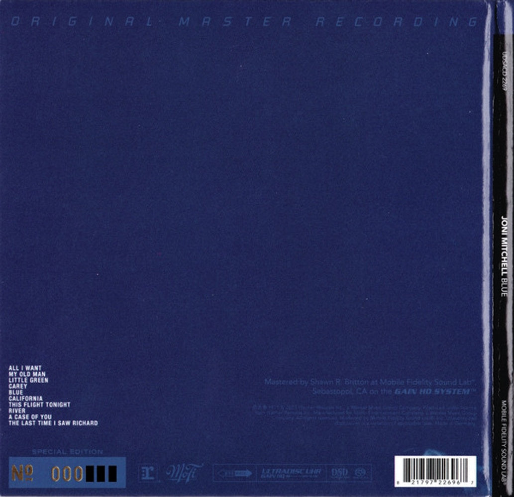 Label Disc: Joni Mitchell – Blue CD | Relix