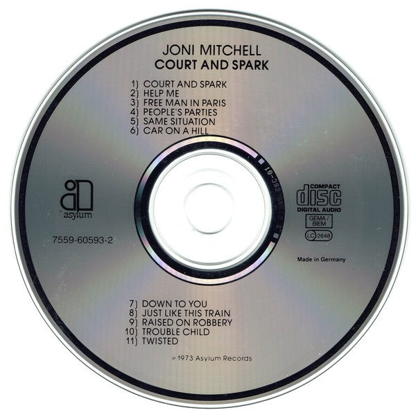 Label Disc: Joni Mitchell – Court & Spark CD | Relix