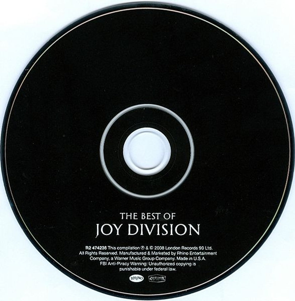 Label Disc: Joy Division – The Best Of Joy Division CD | Relix