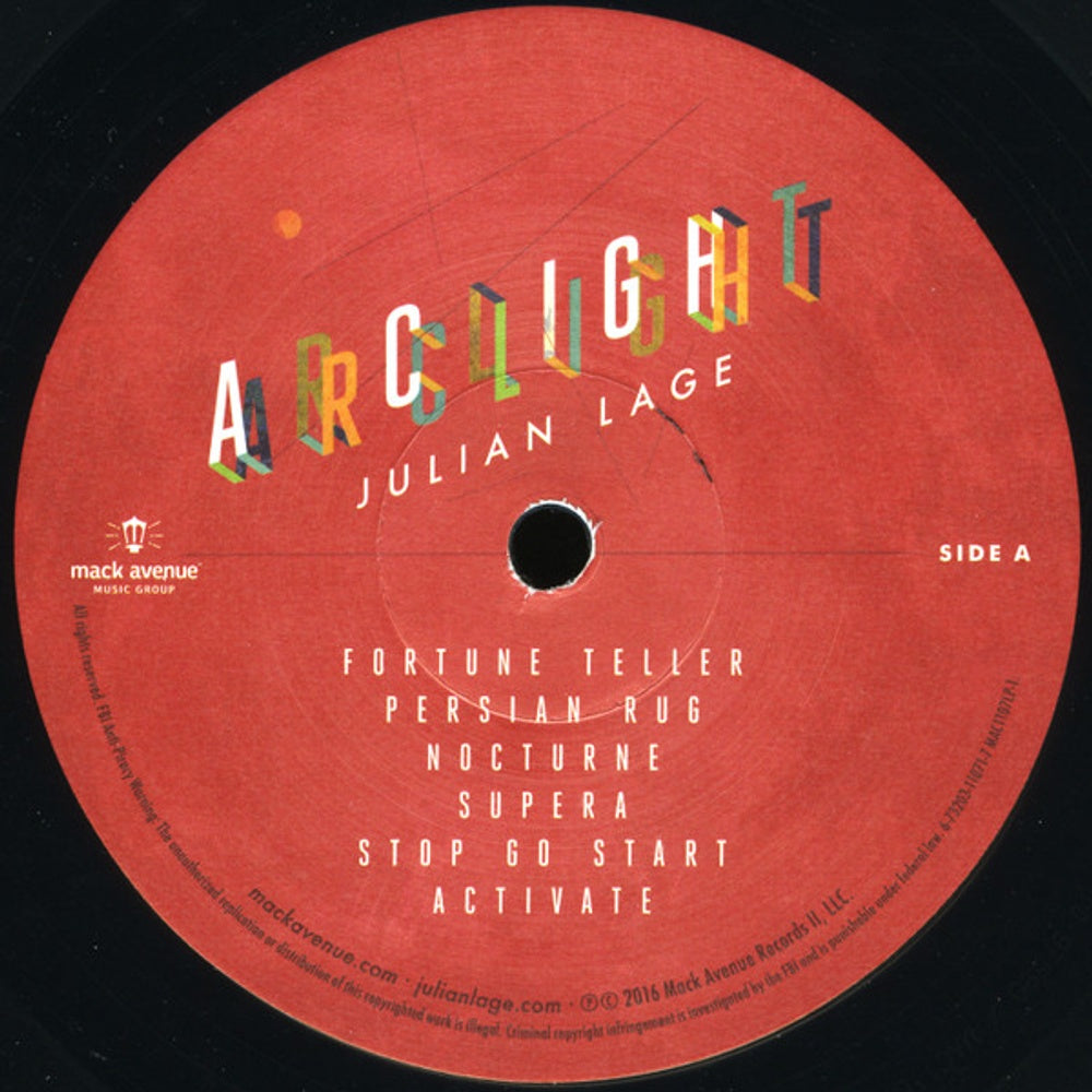 Label Disc: Julian Lage – Arclight Vinyl LP | Relix