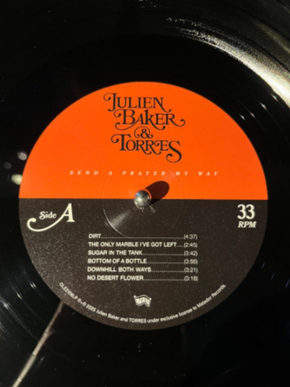 Label Disc: Julien Baker  & Torres – Send A Prayer My Way Vinyl LP | Relix