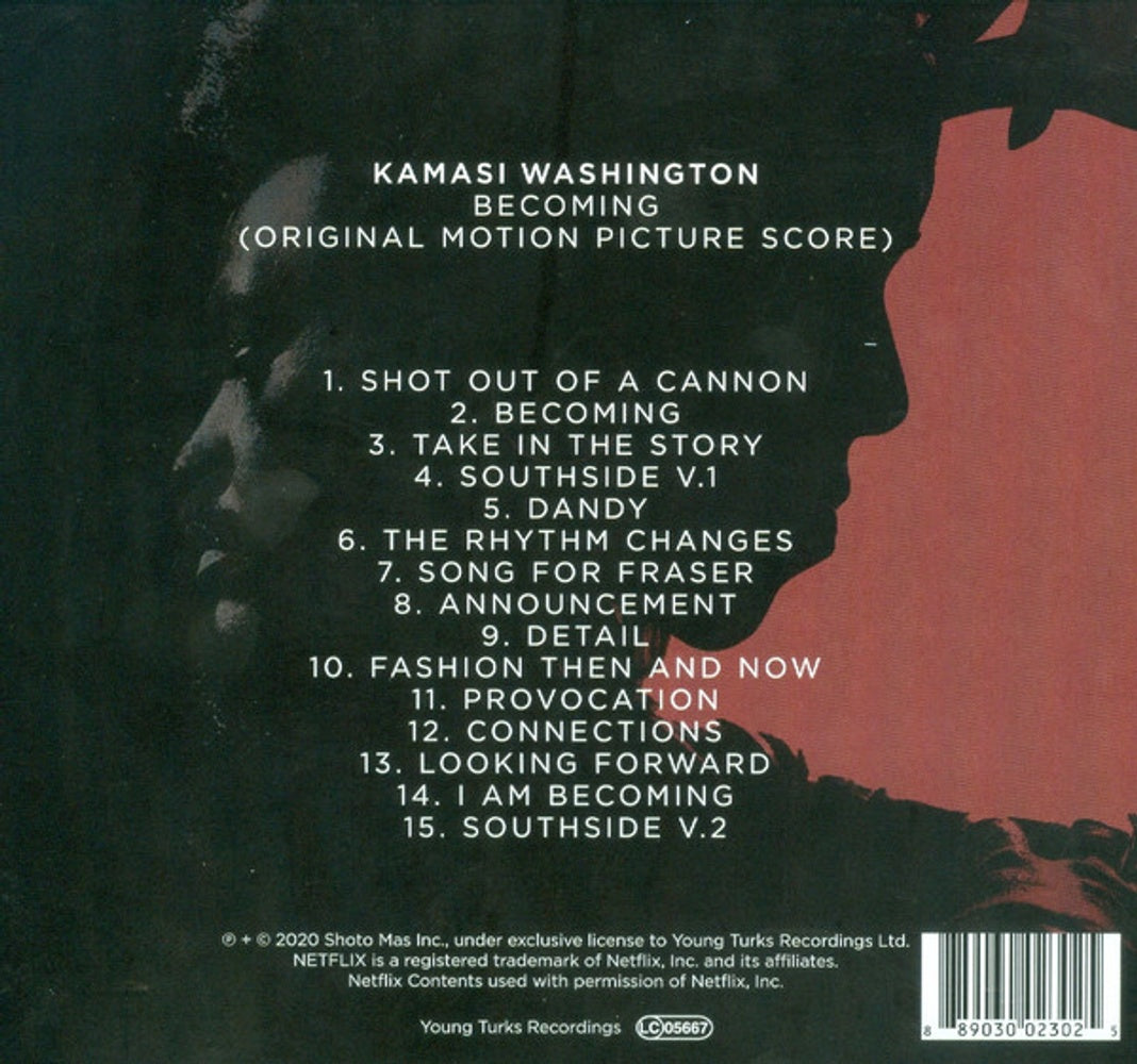 Label Disc: Kamasi Washington – Becoming (Music from the Netflix Original Documentary)(Original Sound) CD | Relix