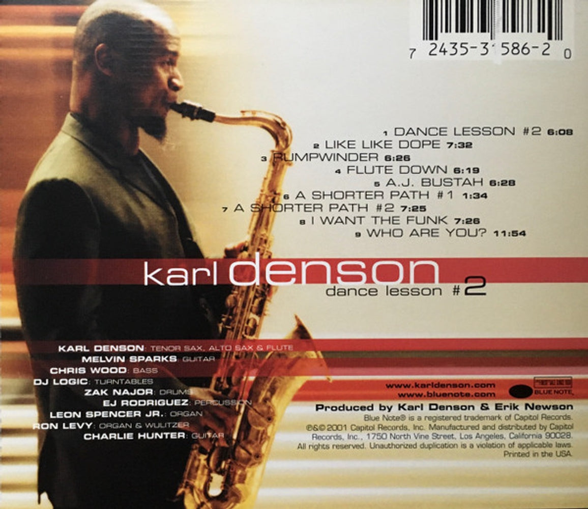 Label Disc: Karl Denson – Dance Lesson #2 CD | Relix