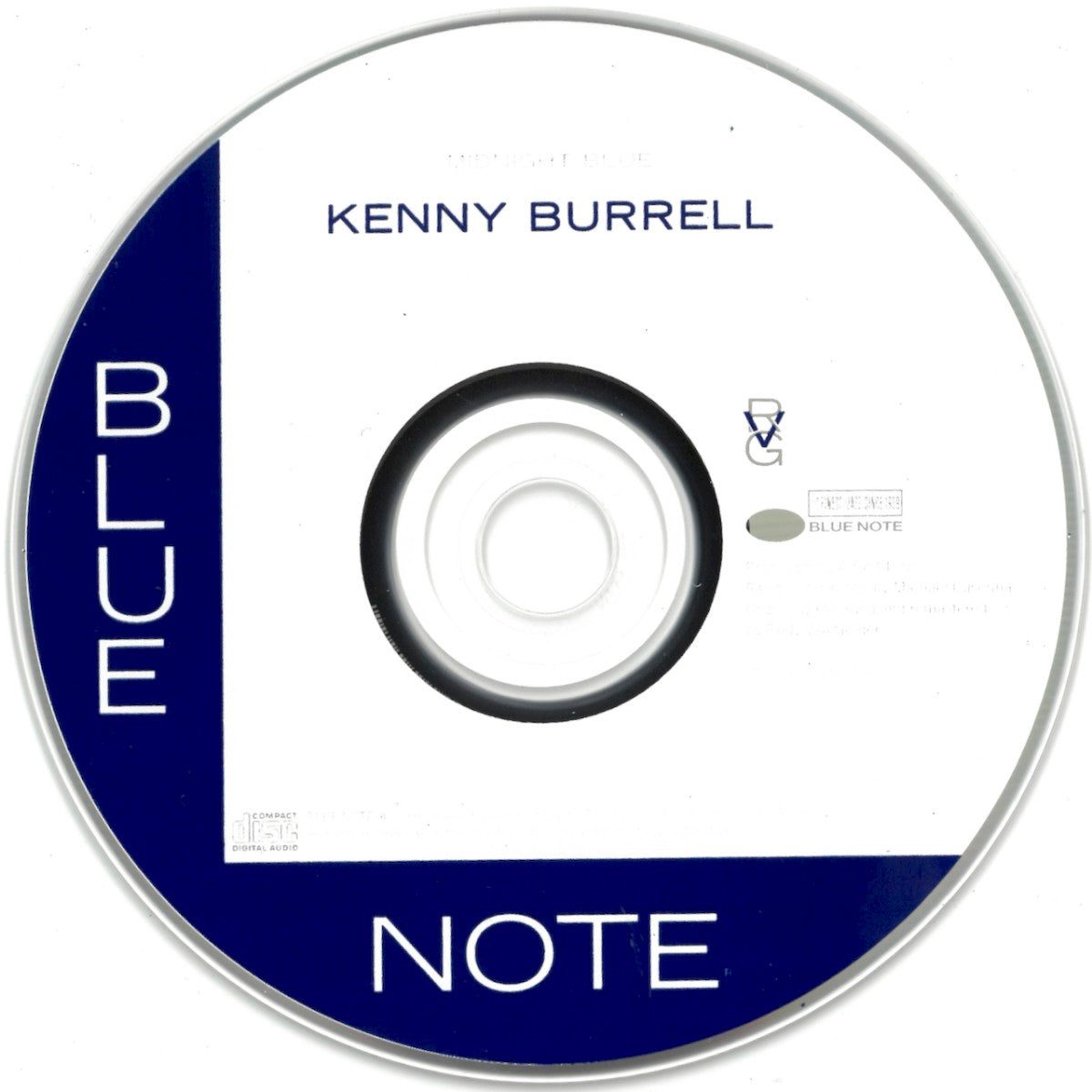 Label Disc: Kenny Burrell – Midnight Blue (remastered CD) CD | Relix