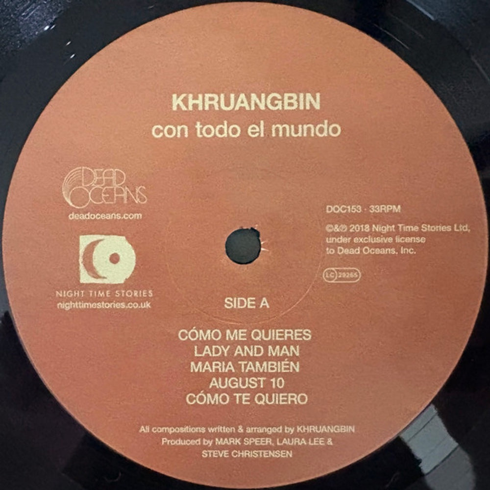 Label Disc: Khruangbin – Con Todo El Mundo Vinyl LP | Relix