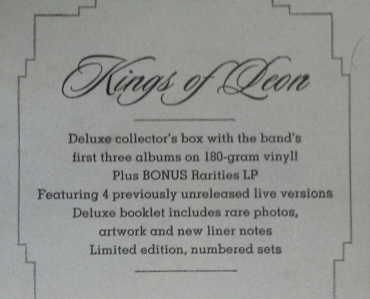 Label Disc: Kings Of Leon – Because Of The Times (Reissue, Remastered, 180 Gram LP Vinyl) Vinyl LP | Relix