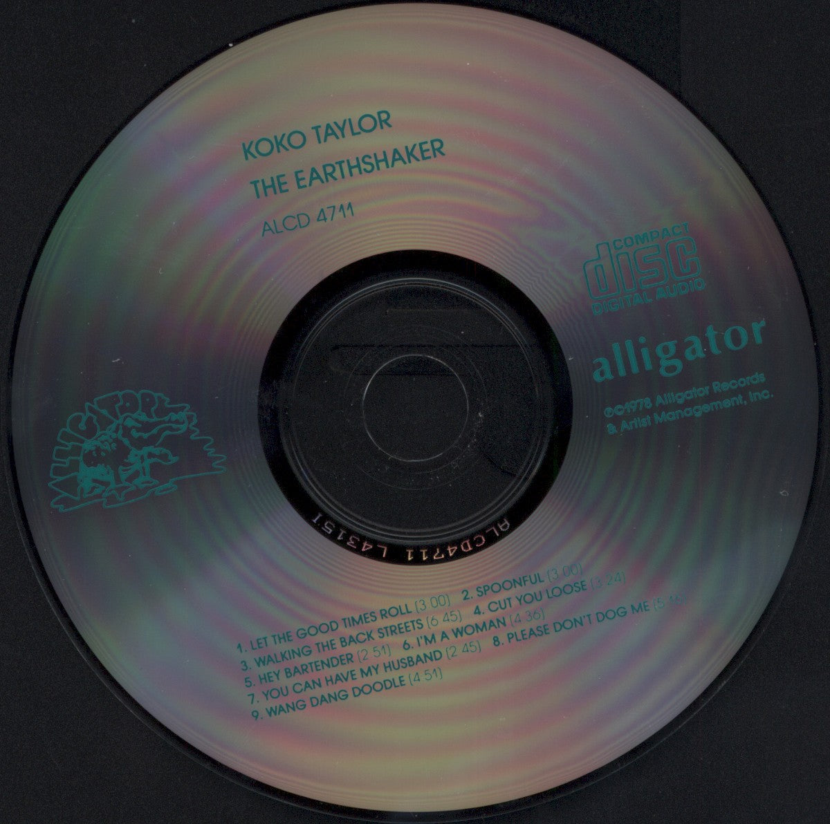 Label Disc: Koko Taylor – Earthshaker CD | Relix