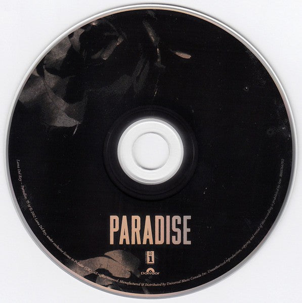 Label Disc: Lana Del Rey – Paradise (CD) CD | Relix