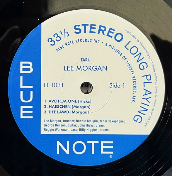 Label Disc: Lee Morgan – Taru (Blue Note Tone Poet Series LP Vinyl) Vinyl LP | Relix