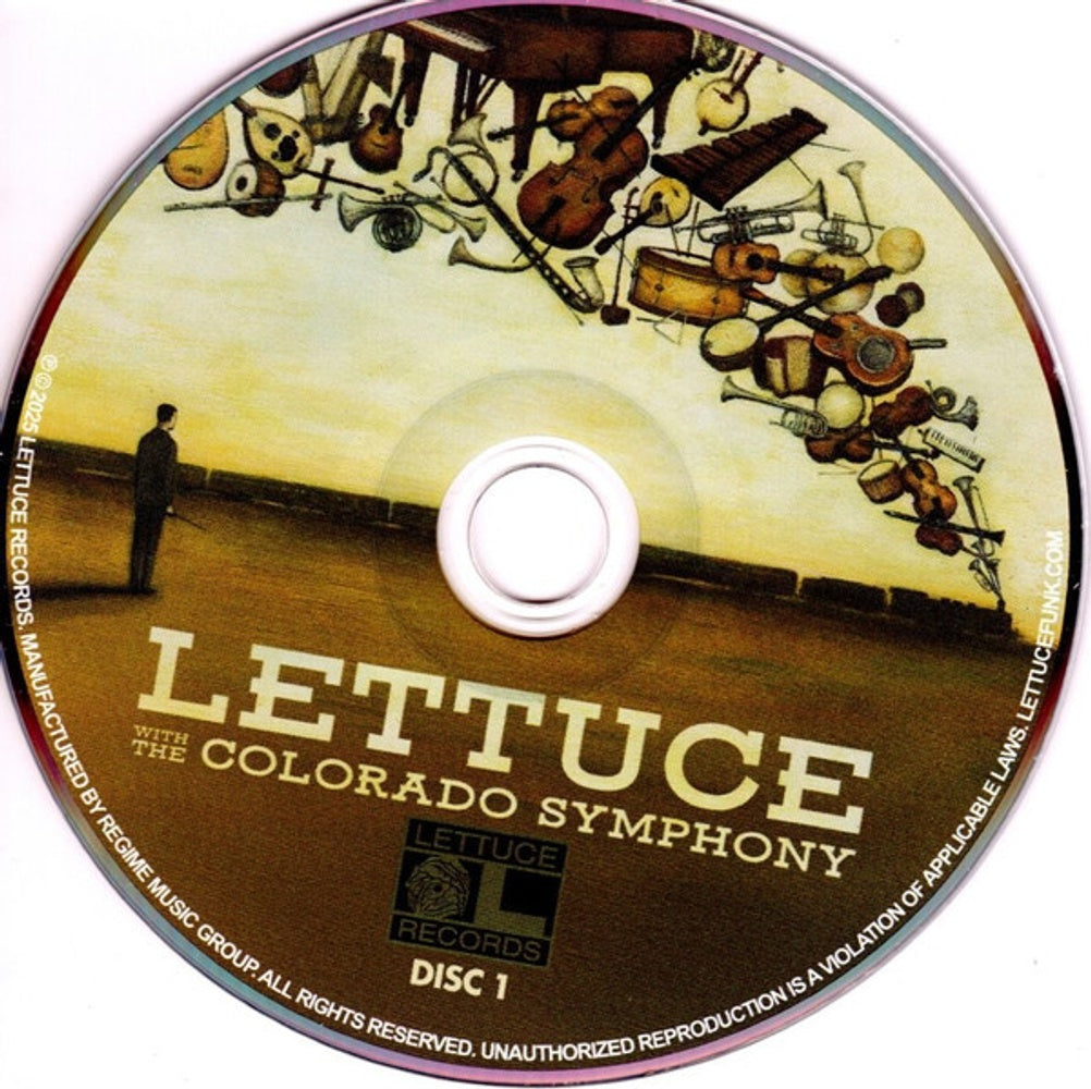 Label Disc: Lettuce – Lettuce with the Colorado Symphony (Digipack CD) CD | Relix