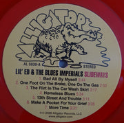 Label Disc: Lil Ed / Blues Imperials – Slideways (Clear, Red LP Vinyl) Vinyl LP | Relix