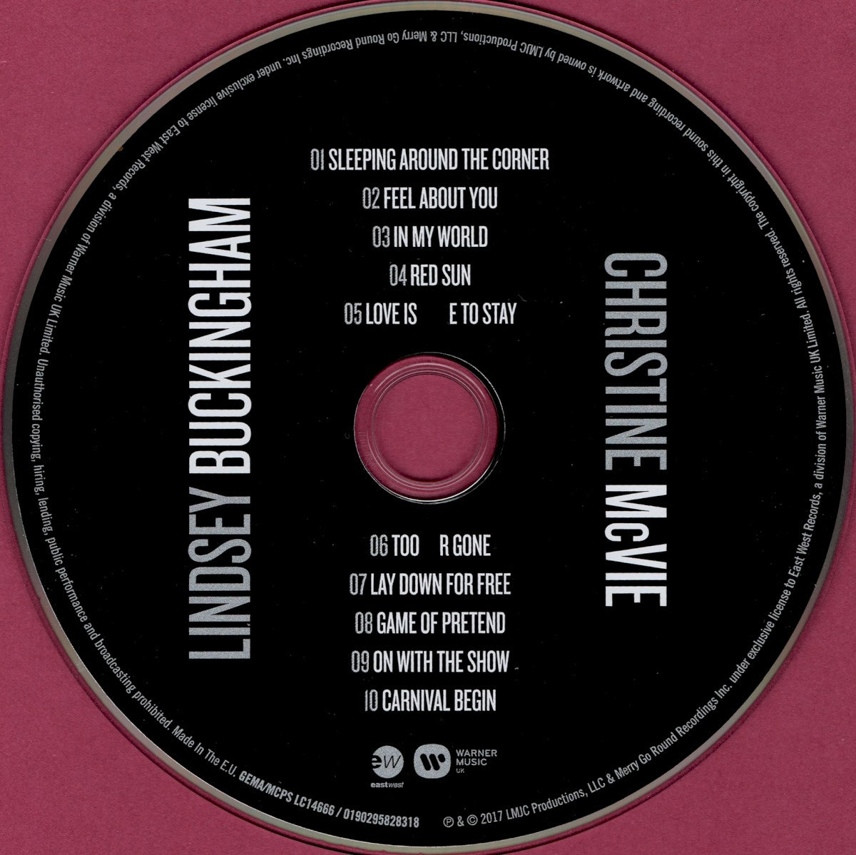 Label Disc: Lindsey Buckingham Christine McVie – Lindsey Buckingham Christine Mcvie CD | Relix