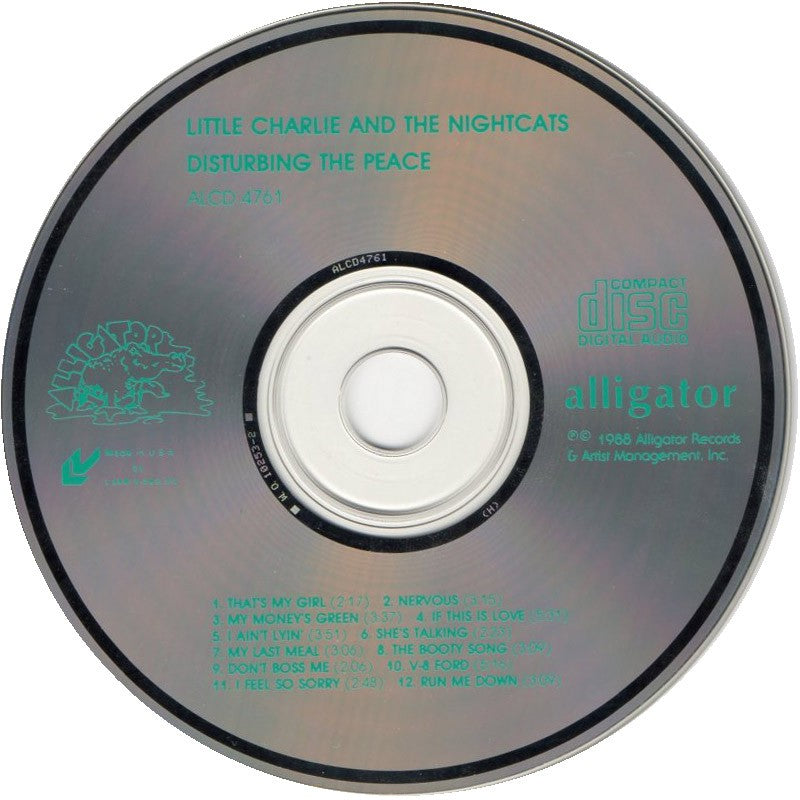 Label Disc: Little Charlie & Nightcats – Disturbing the Peace CD | Relix