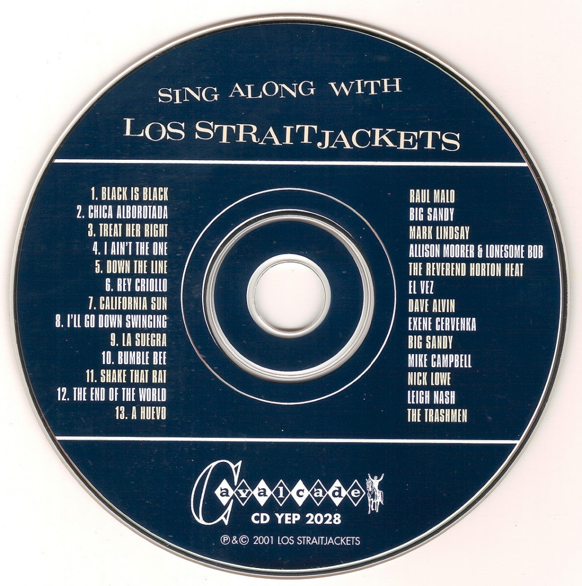 Label Disc: Los Straitjackets – Sing Along with los Straitjack CD | Relix