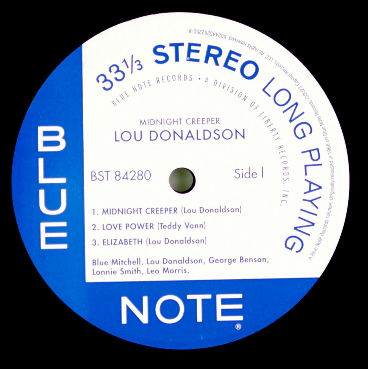 Label Disc: Lou Donaldson – Midnight Creeper (Blue Note Tone Poet Series LP Vinyl) Vinyl LP | Relix