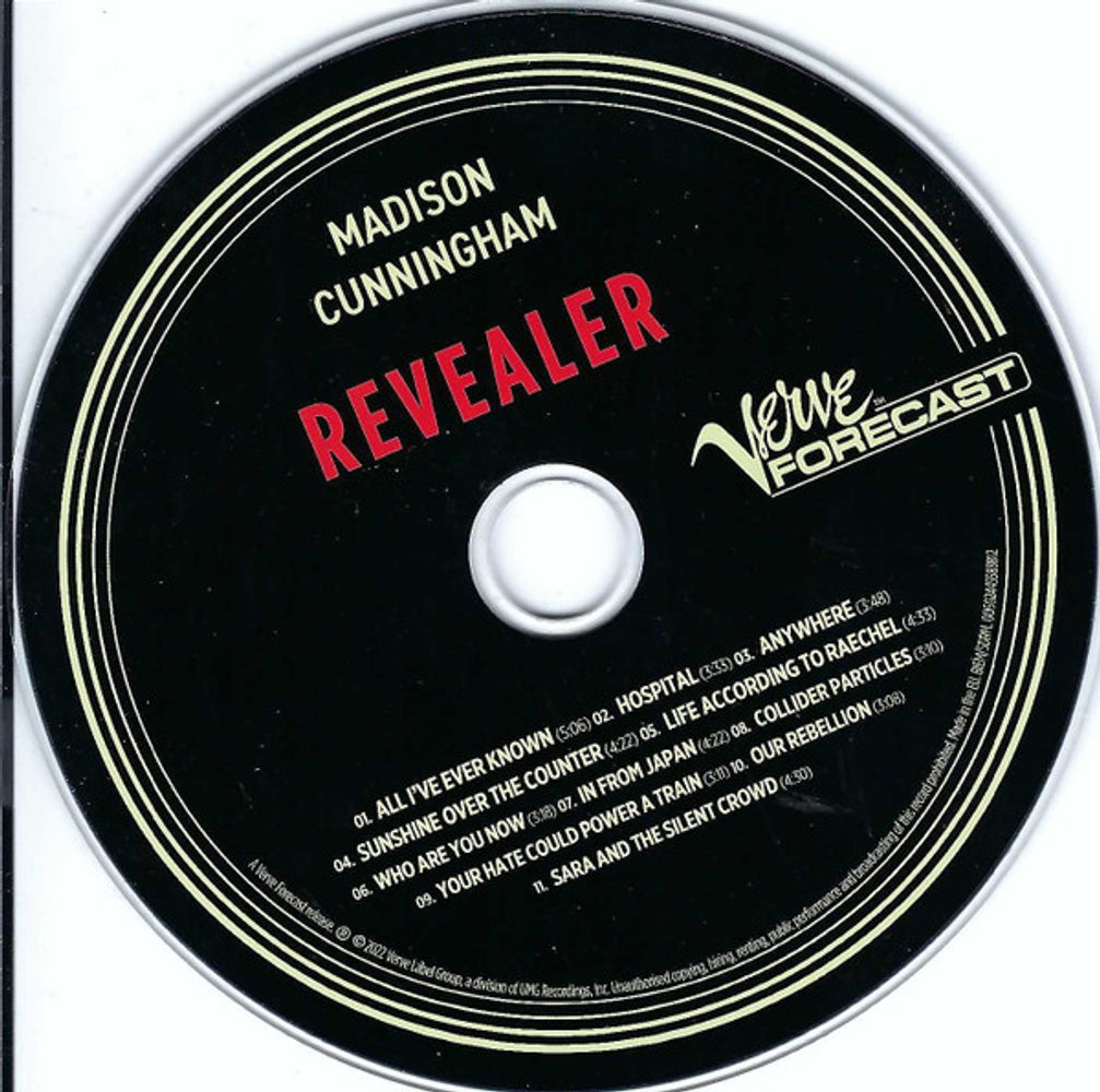 Label Disc: Madison Cunningham – Revealer CD | Relix