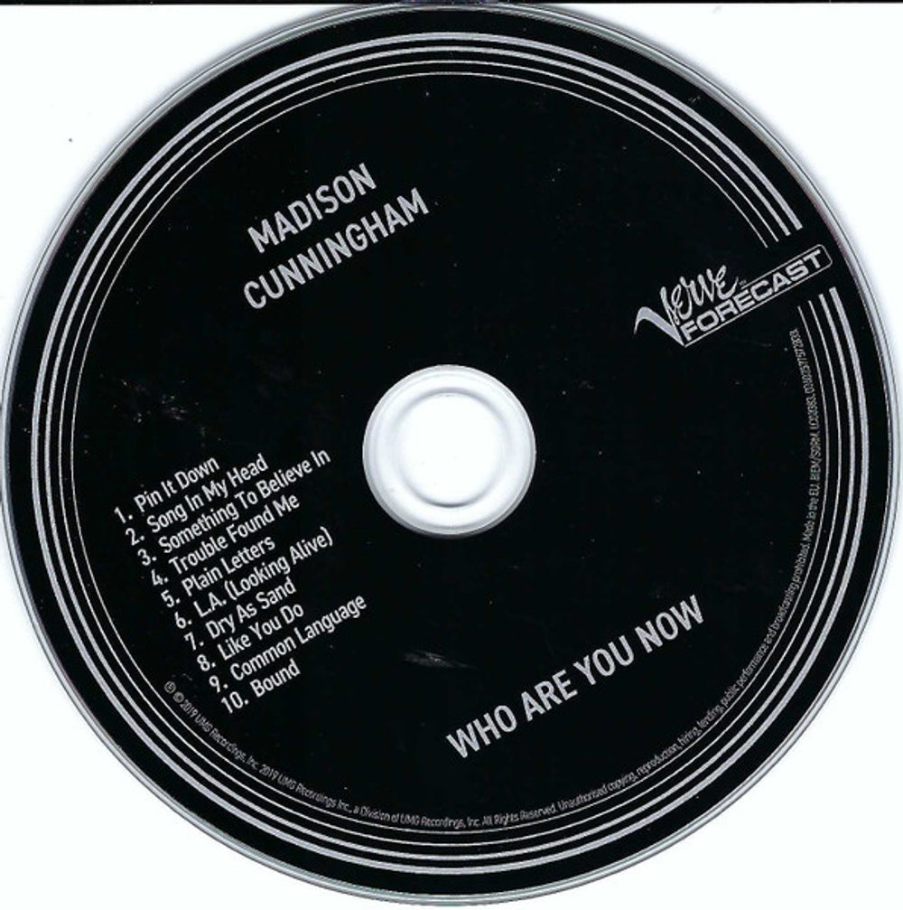 Label Disc: Madison Cunningham – Who Are You Now CD | Relix